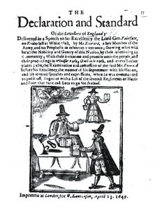 De verklaring en standaard van de Levellers, 23 april 1649